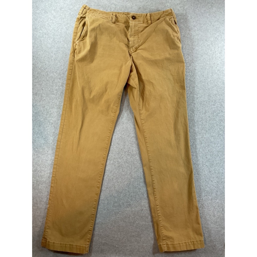 American Eagle Mens Next Level Flex Khaki Chino Pants Tan 36x32 Stretch #582